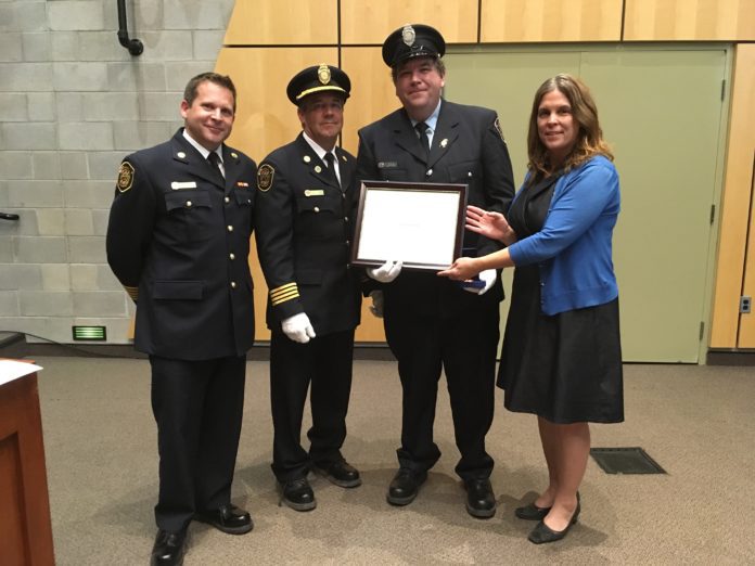 North Grenville Fire Fighter awarded exemplary service medal