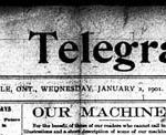 Kemptville Telegram, January, 1901resized