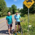 Mayor Doug, Donna and the Turtle Crossing sign 20220714_103537
